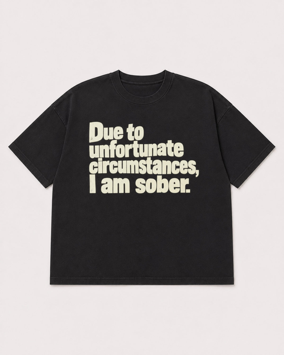 Mockup Boxy Heavyweight Tee Black product