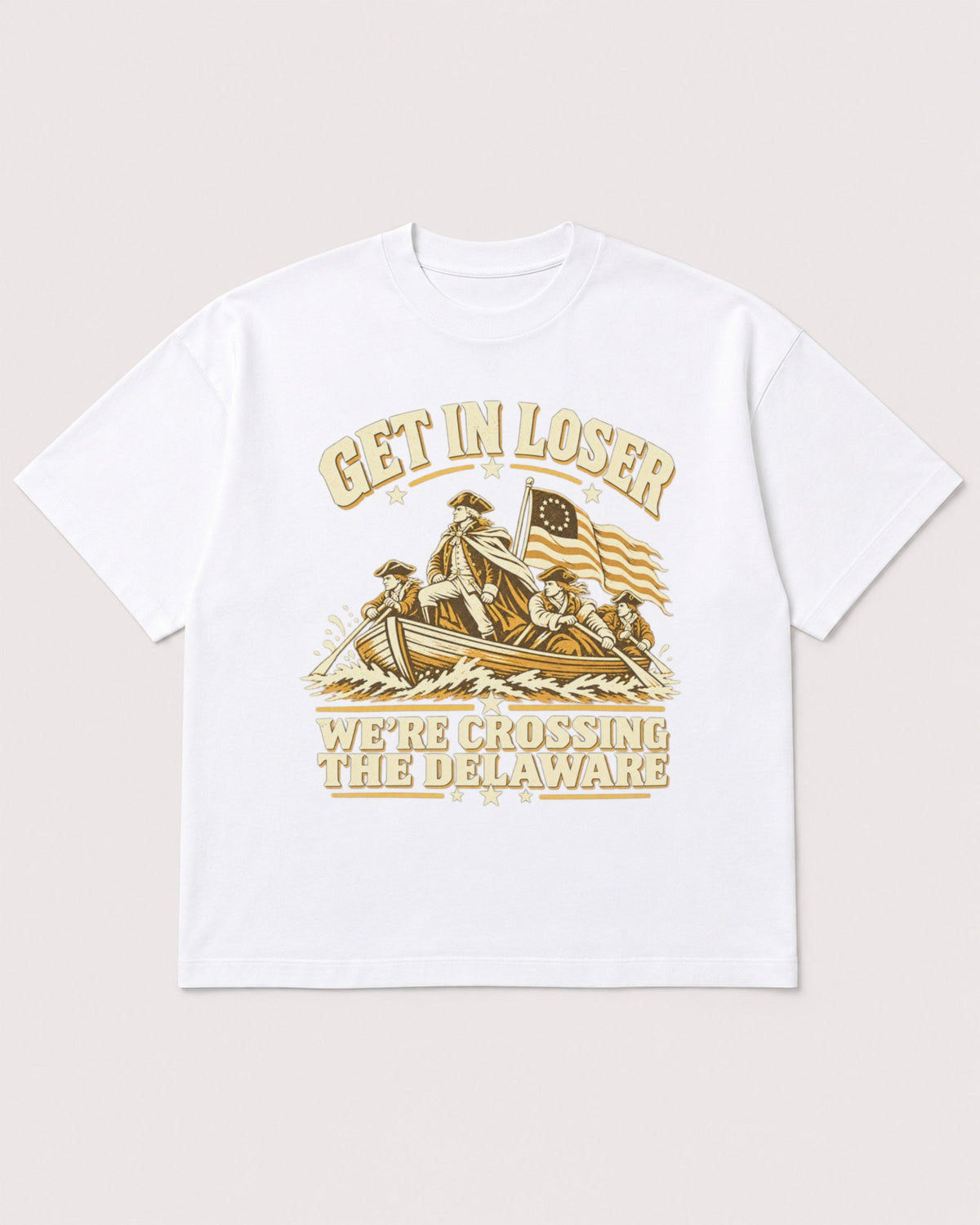 Mockup Boxy Heavyweight Tee White product