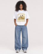 Mockup Boxy Heavyweight Tee White female full-body 05