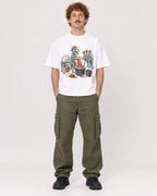 Mockup Boxy Heavyweight Tee White male full-body 09