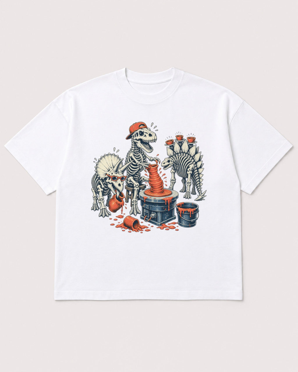 Mockup Boxy Heavyweight Tee White product