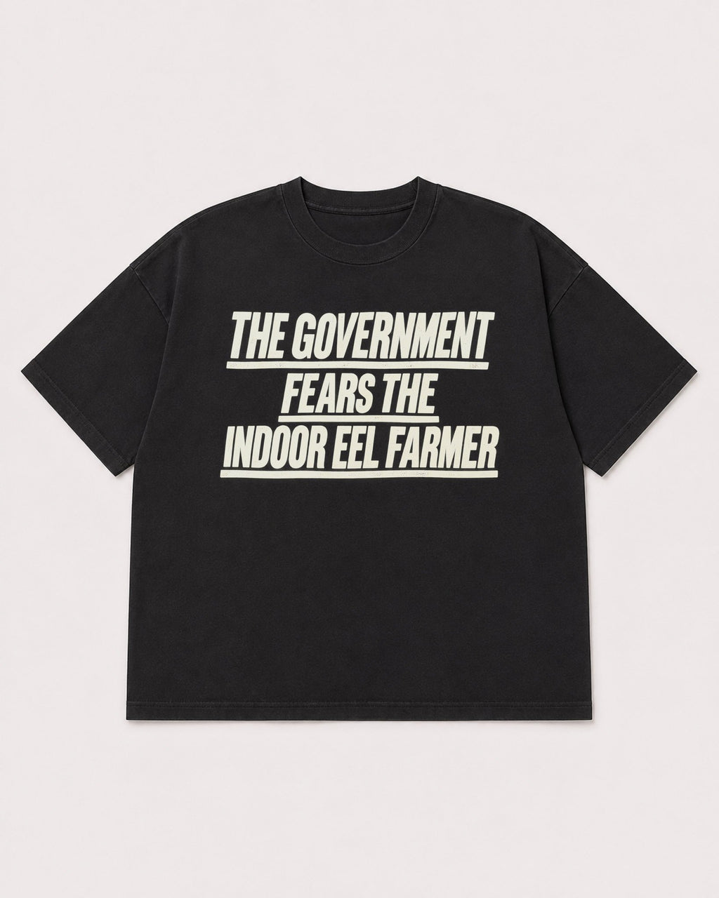 Mockup Boxy Heavyweight Tee Black product