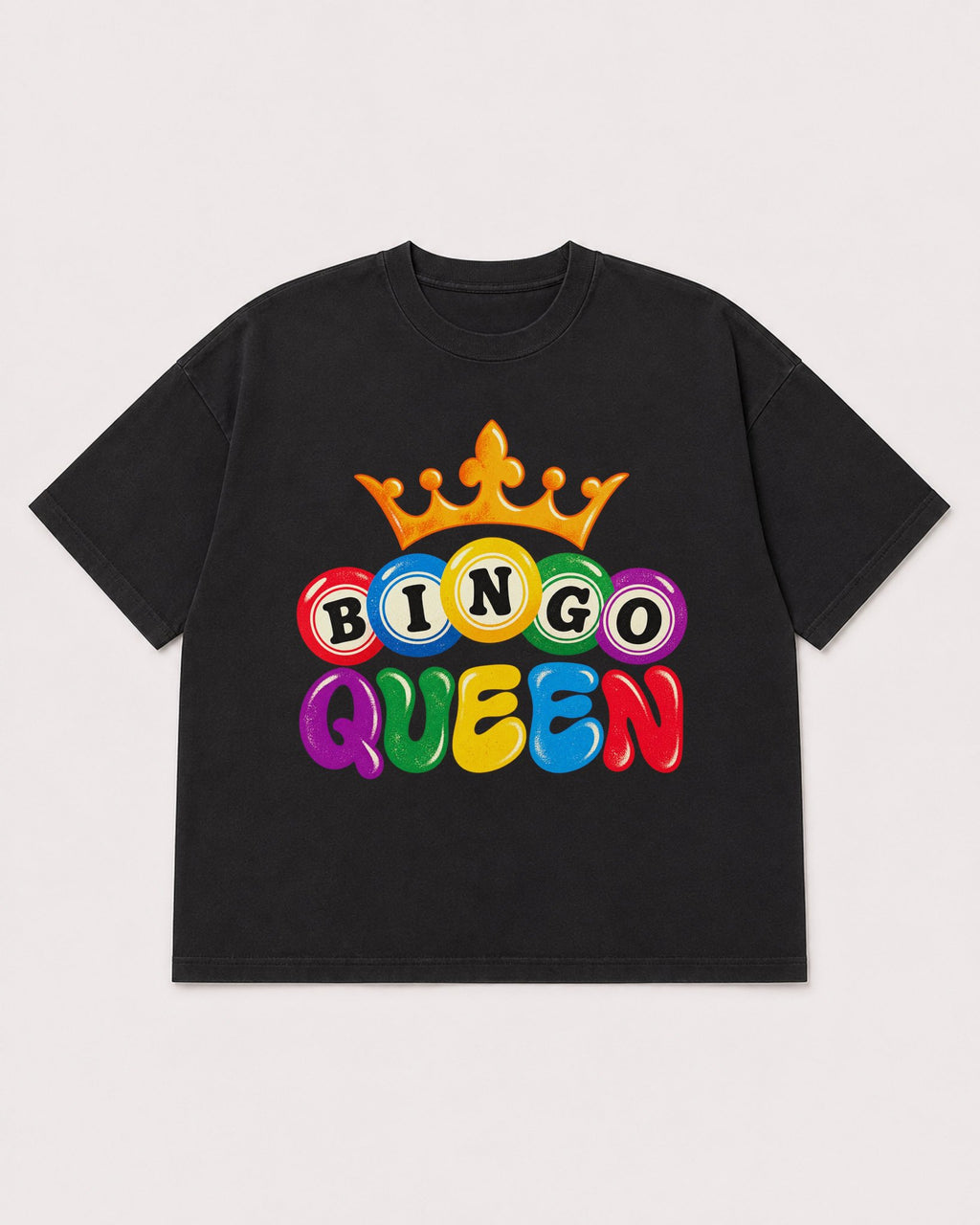 Mockup Boxy Heavyweight Tee Black product