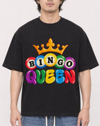 Mockup Boxy Heavyweight Tee Black male close-up 03