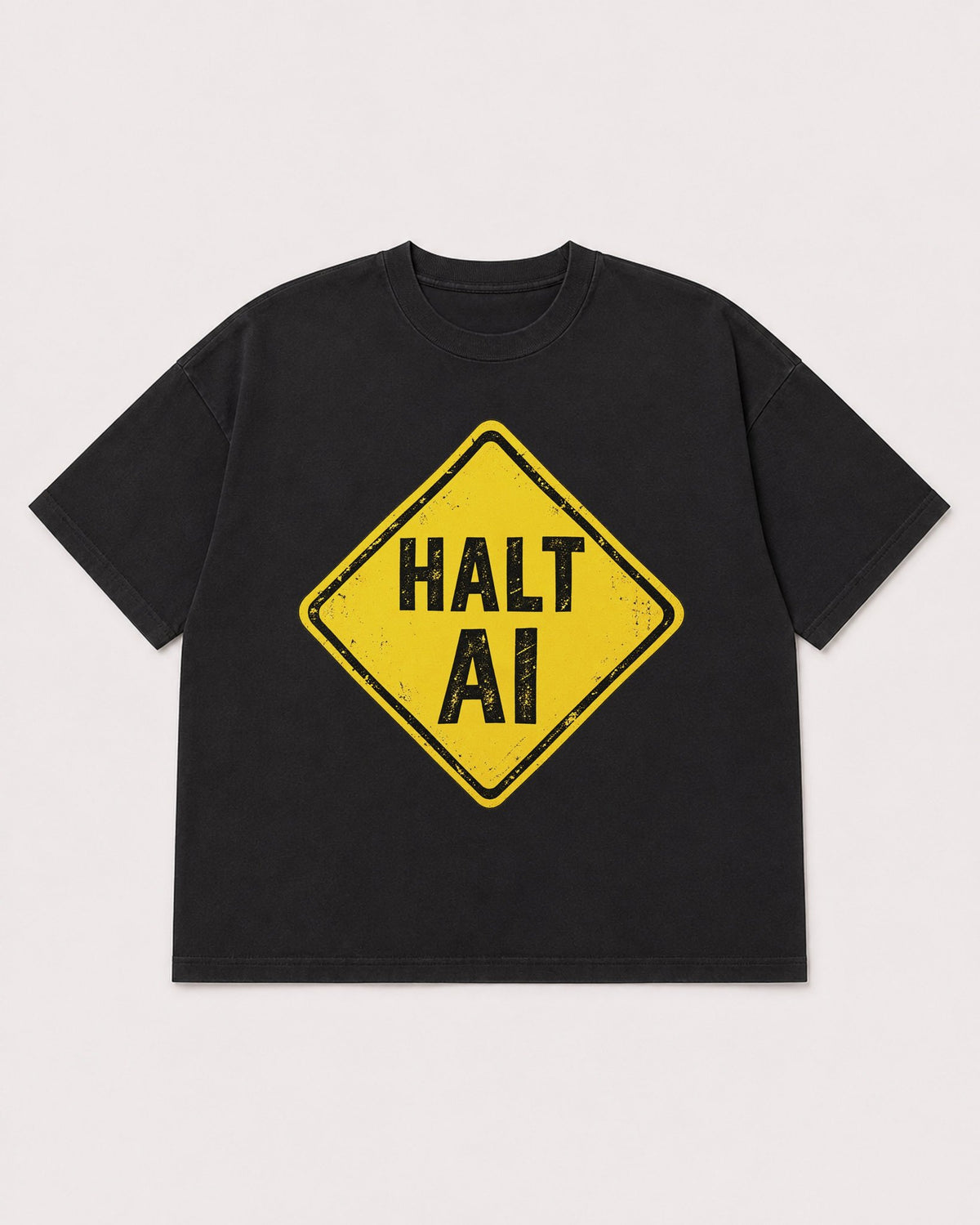 Mockup Boxy Heavyweight Tee Black product