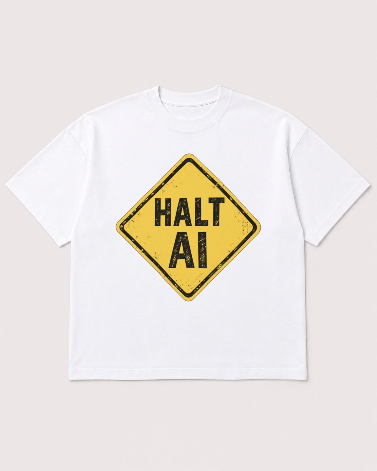 Mockup Boxy Heavyweight Tee White product