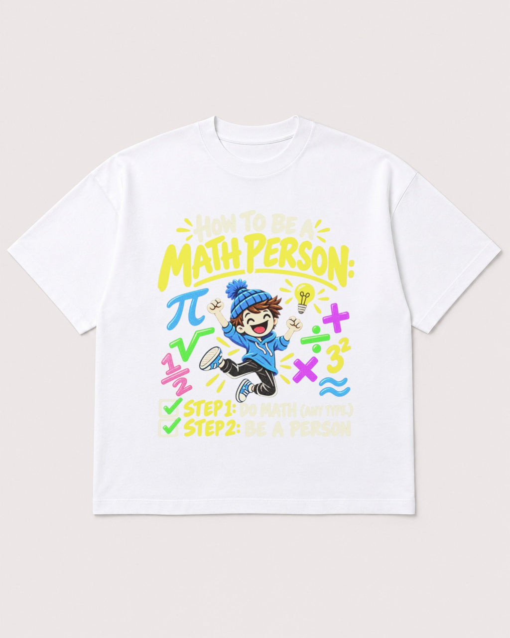Mockup Boxy Heavyweight Tee White product