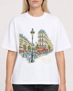 Mockup Boxy Heavyweight Tee White female close-up 08