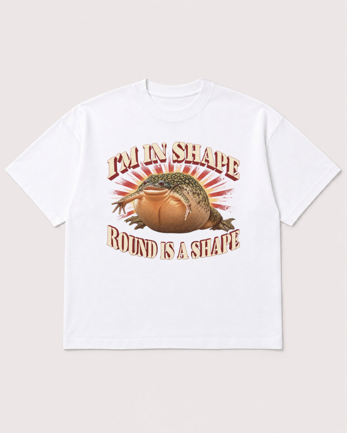 Mockup Boxy Heavyweight Tee White product