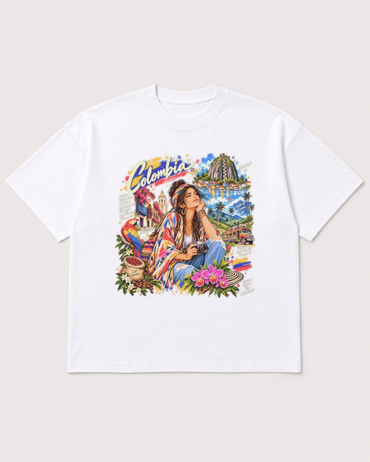 Mockup Boxy Heavyweight Tee White product