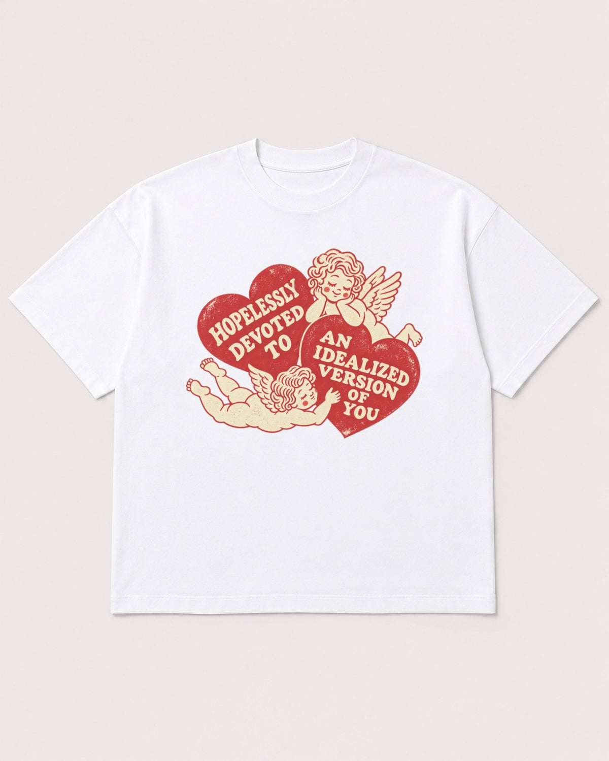 Mockup Boxy Heavyweight Tee White product
