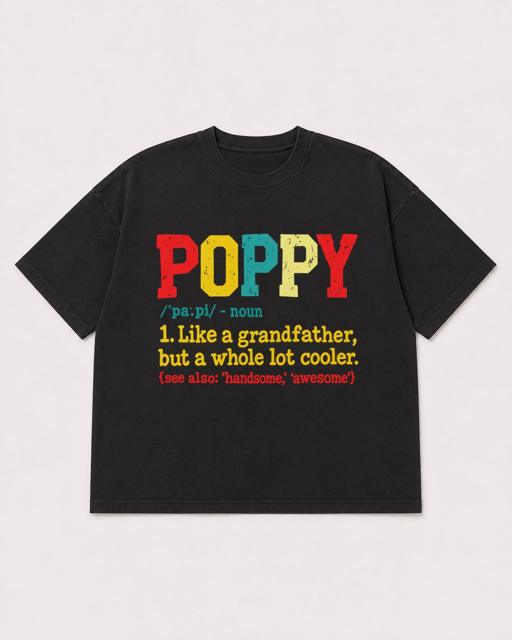 Mockup Boxy Heavyweight Tee Black product
