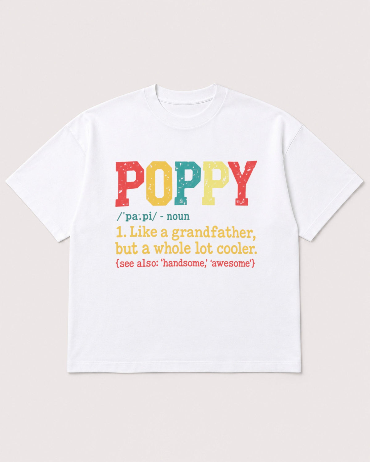 Mockup Boxy Heavyweight Tee White product