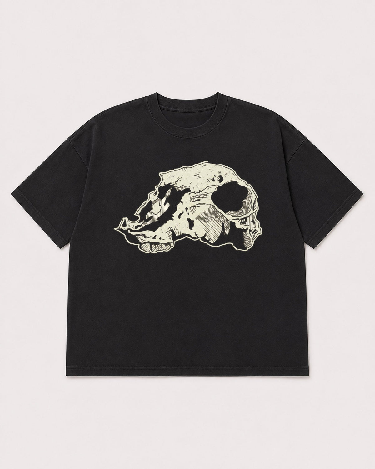 Mockup Boxy Heavyweight Tee Black product