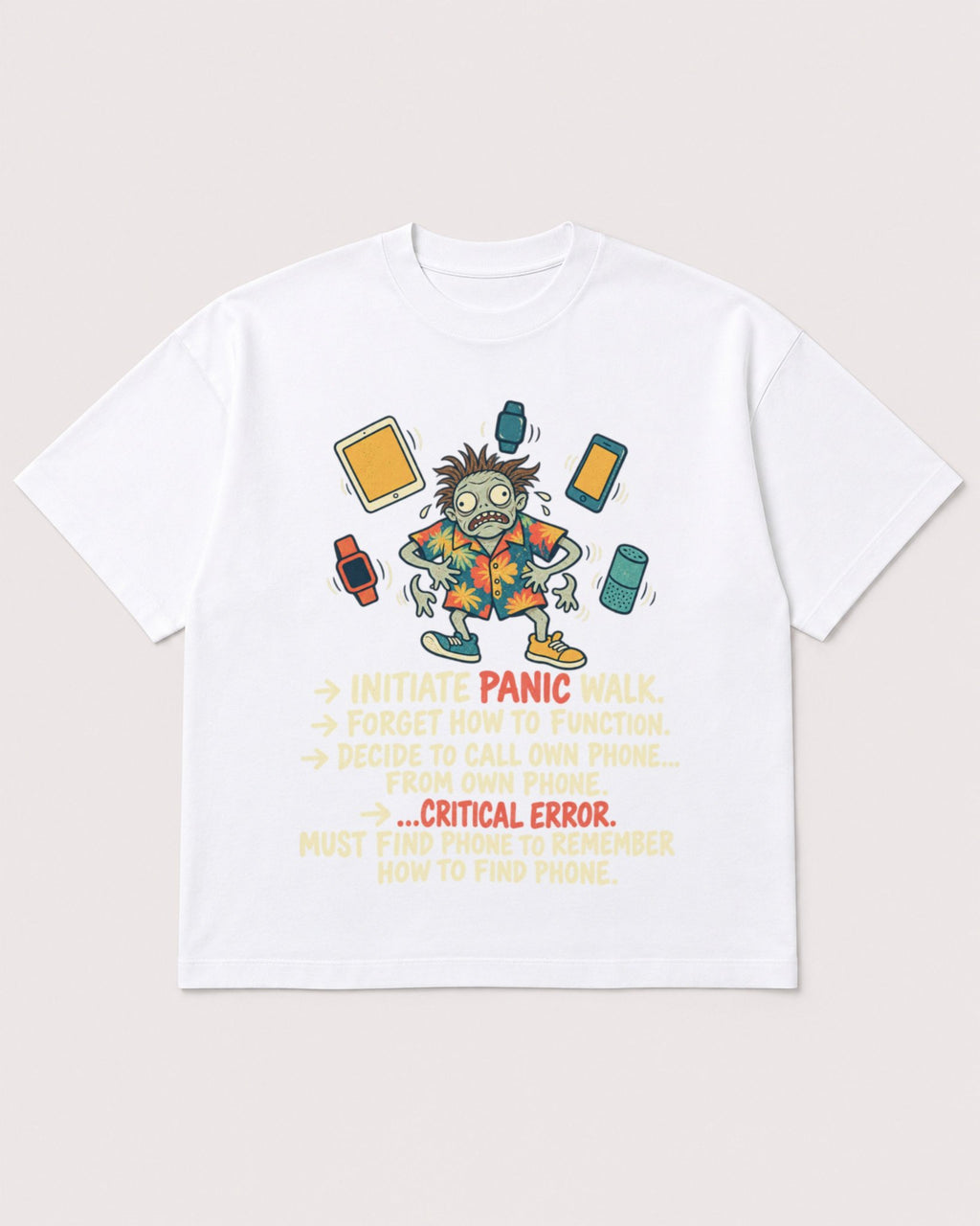 Mockup Boxy Heavyweight Tee White product