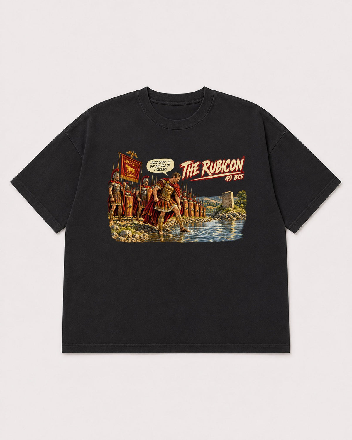 Mockup Boxy Heavyweight Tee Black product