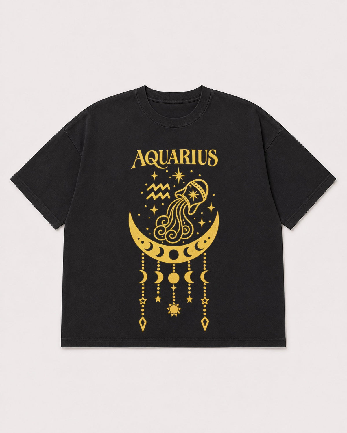 Mockup Boxy Heavyweight Tee Black product