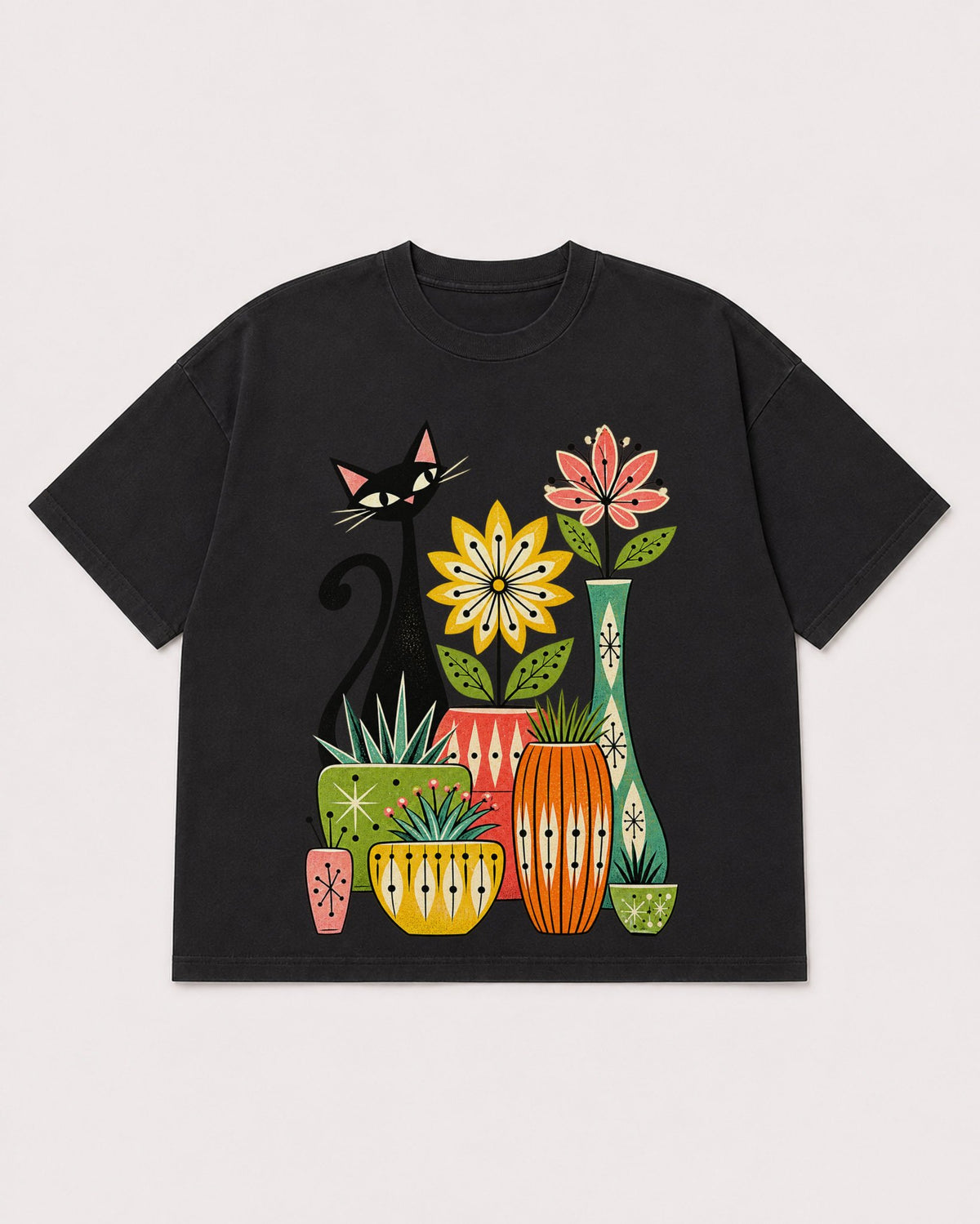 Mockup Boxy Heavyweight Tee Black product