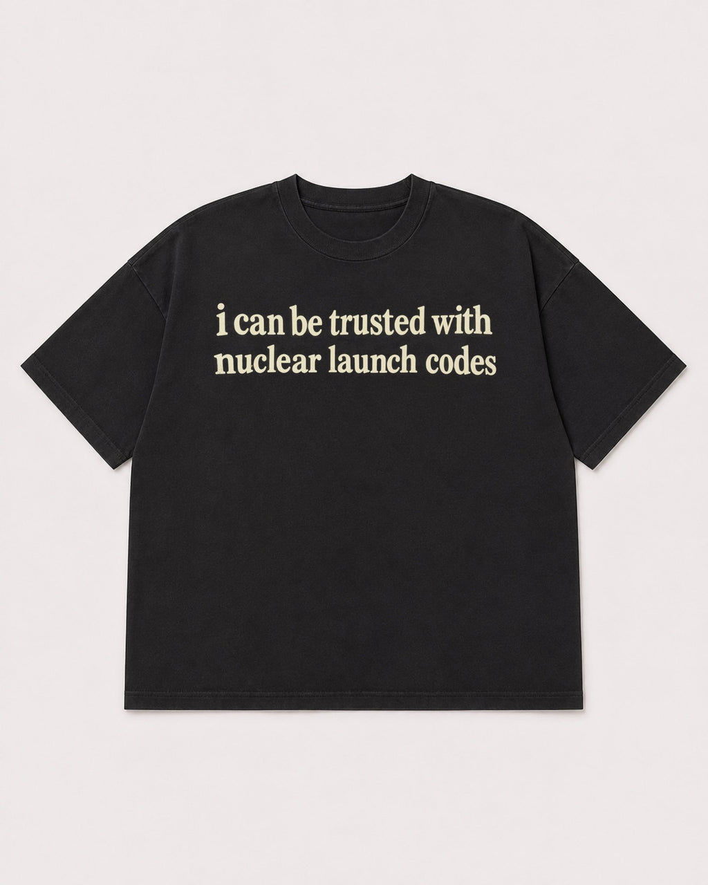 Mockup Boxy Heavyweight Tee Black product
