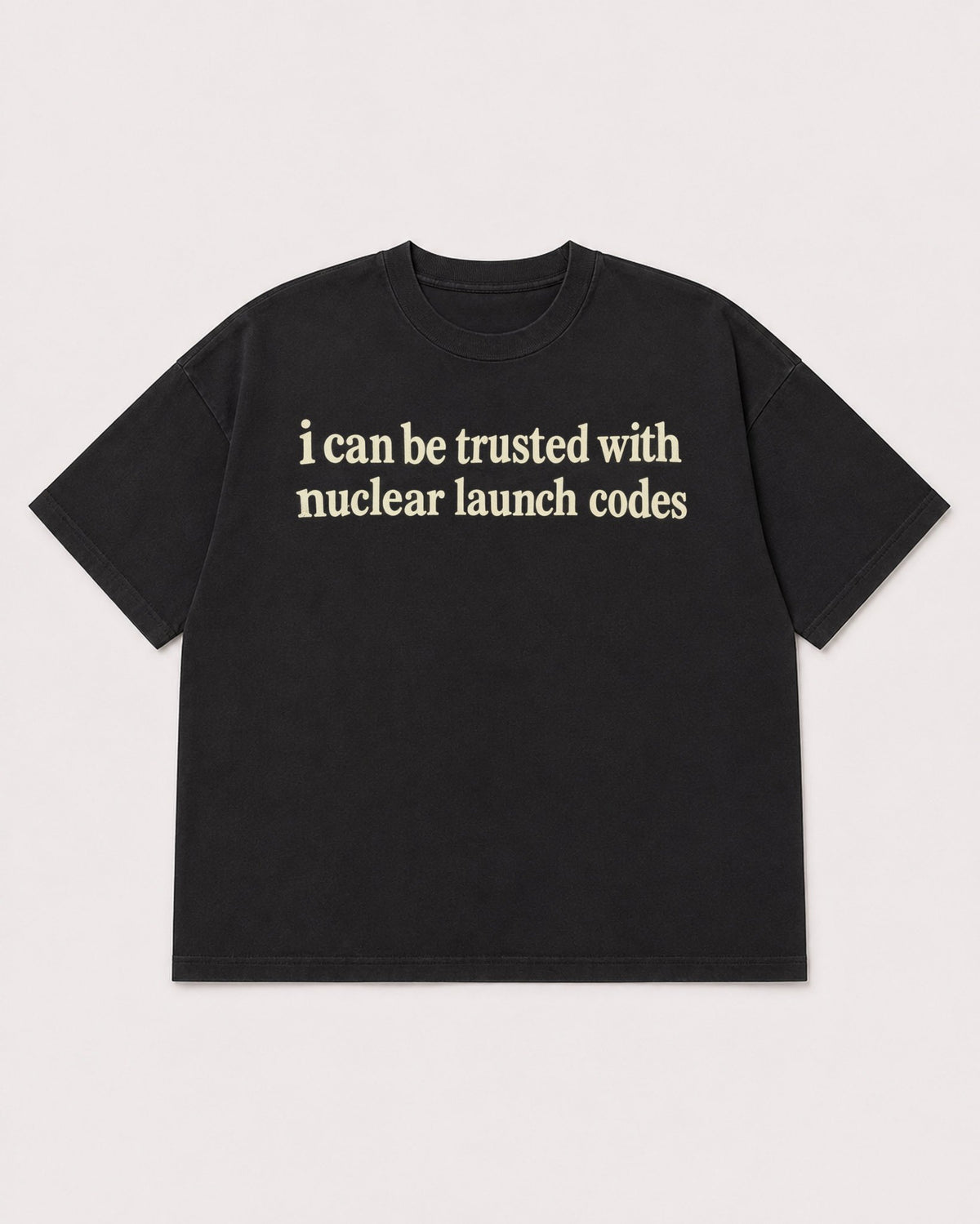 Mockup Boxy Heavyweight Tee Black product