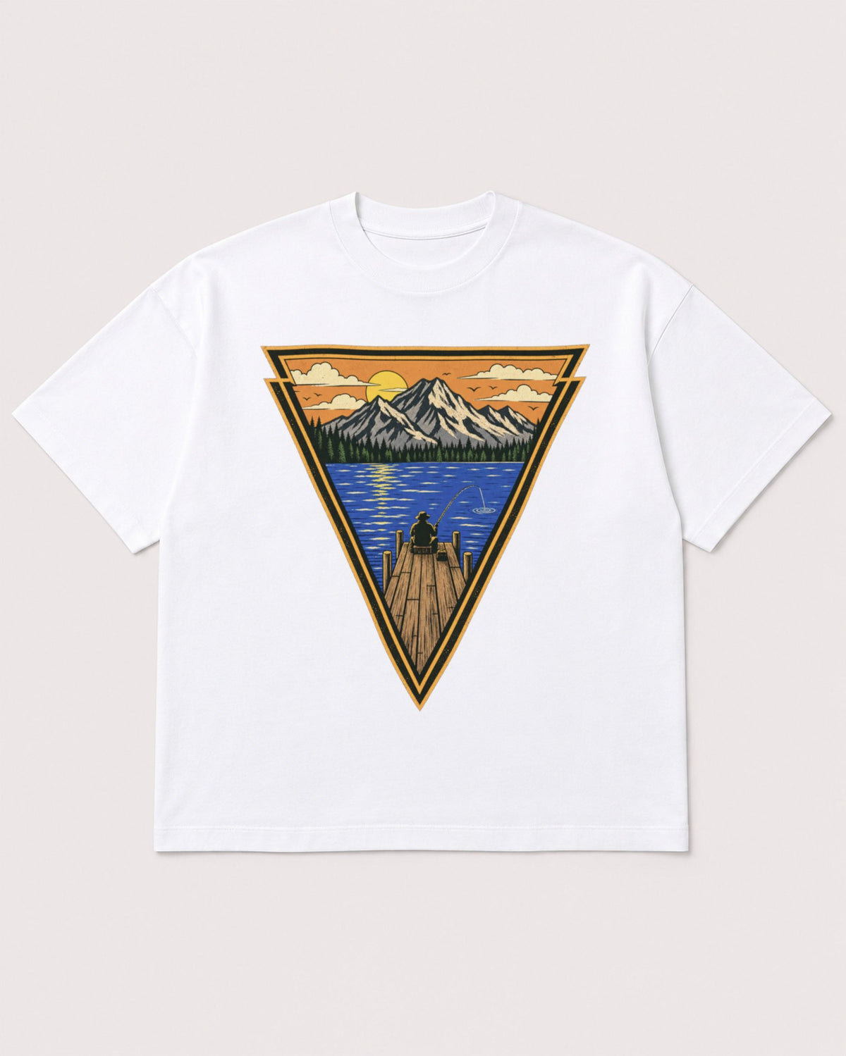 Mockup Boxy Heavyweight Tee White product