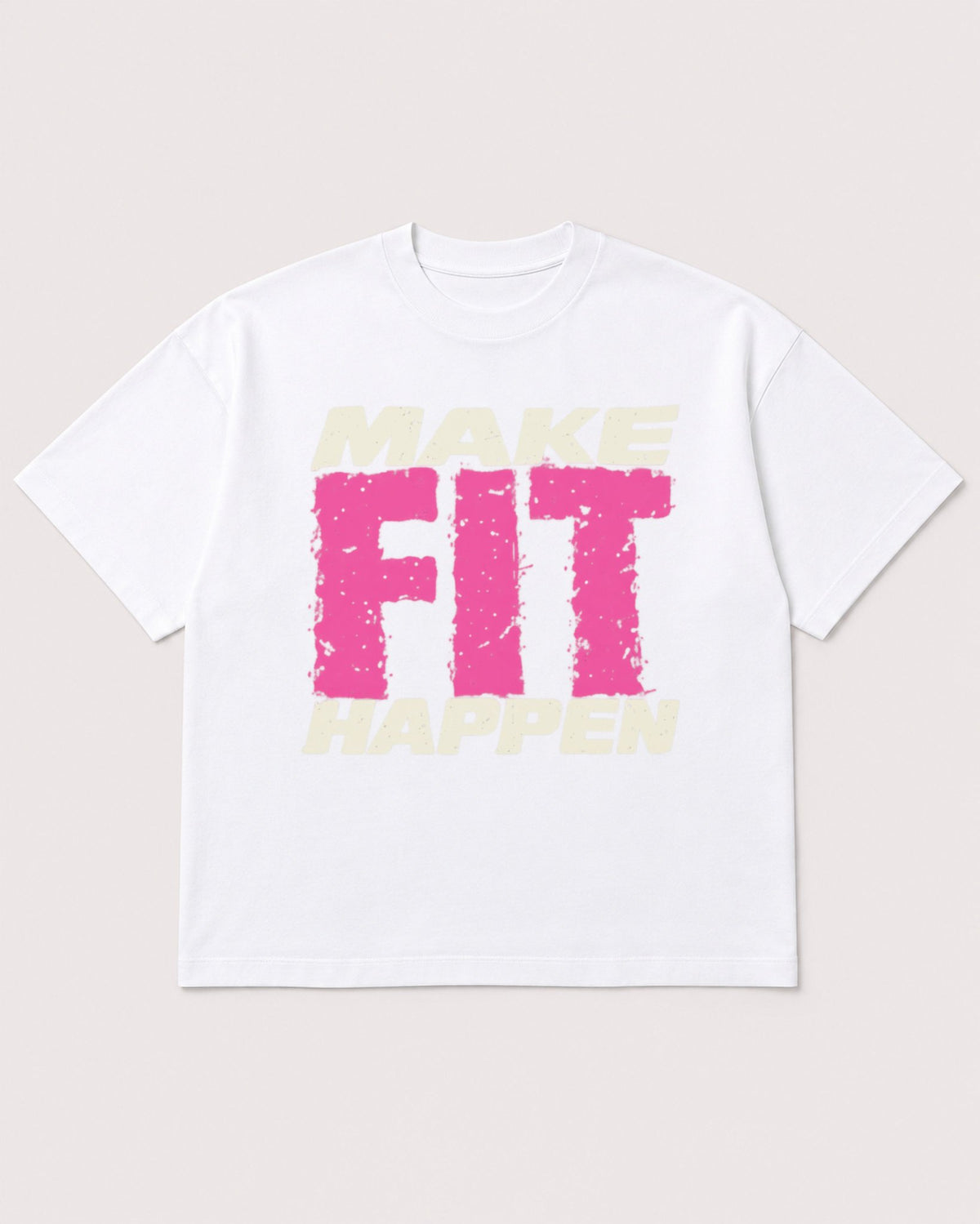 Mockup Boxy Heavyweight Tee White product