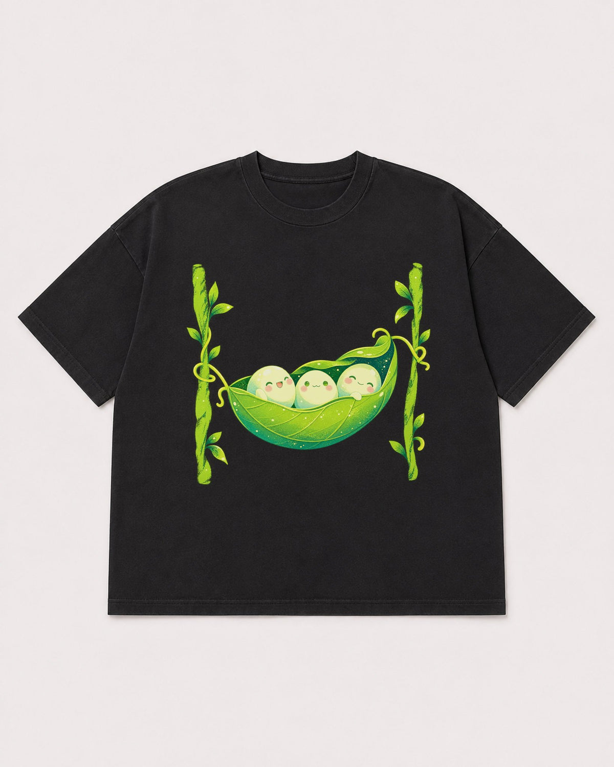 Mockup Boxy Heavyweight Tee Black product