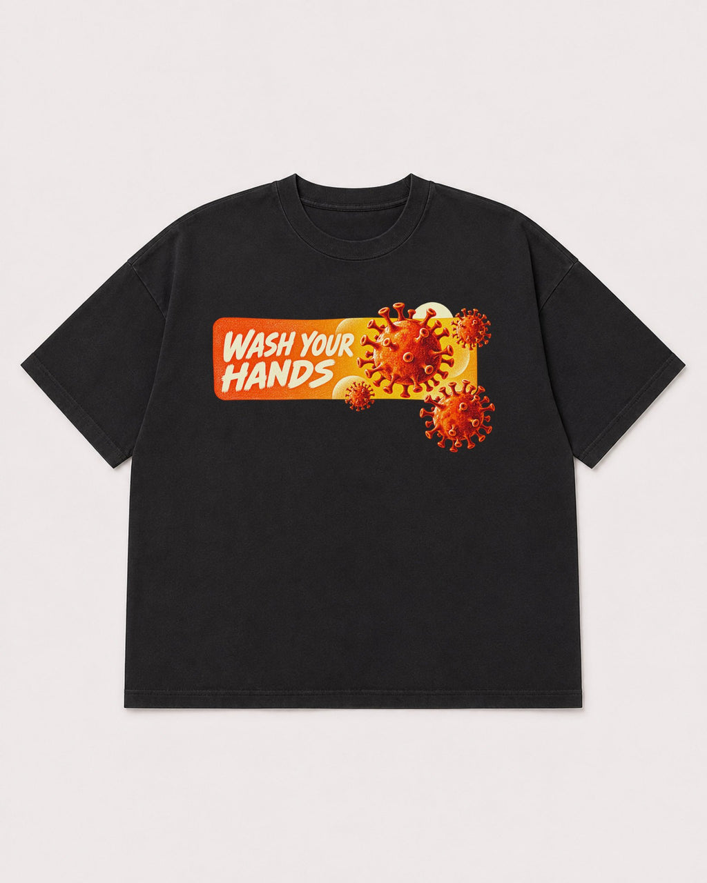 Mockup Boxy Heavyweight Tee Black product