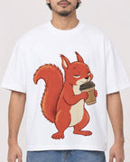Mockup Boxy Heavyweight Tee White male close-up 02