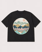 Mockup Boxy Heavyweight Tee Black product