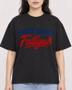 Mockup Boxy Heavyweight Tee Black female close-up 03