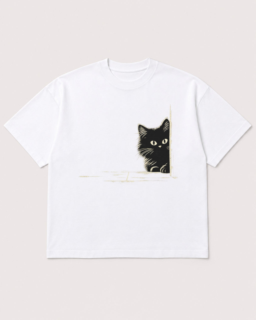 Mockup Boxy Heavyweight Tee White product
