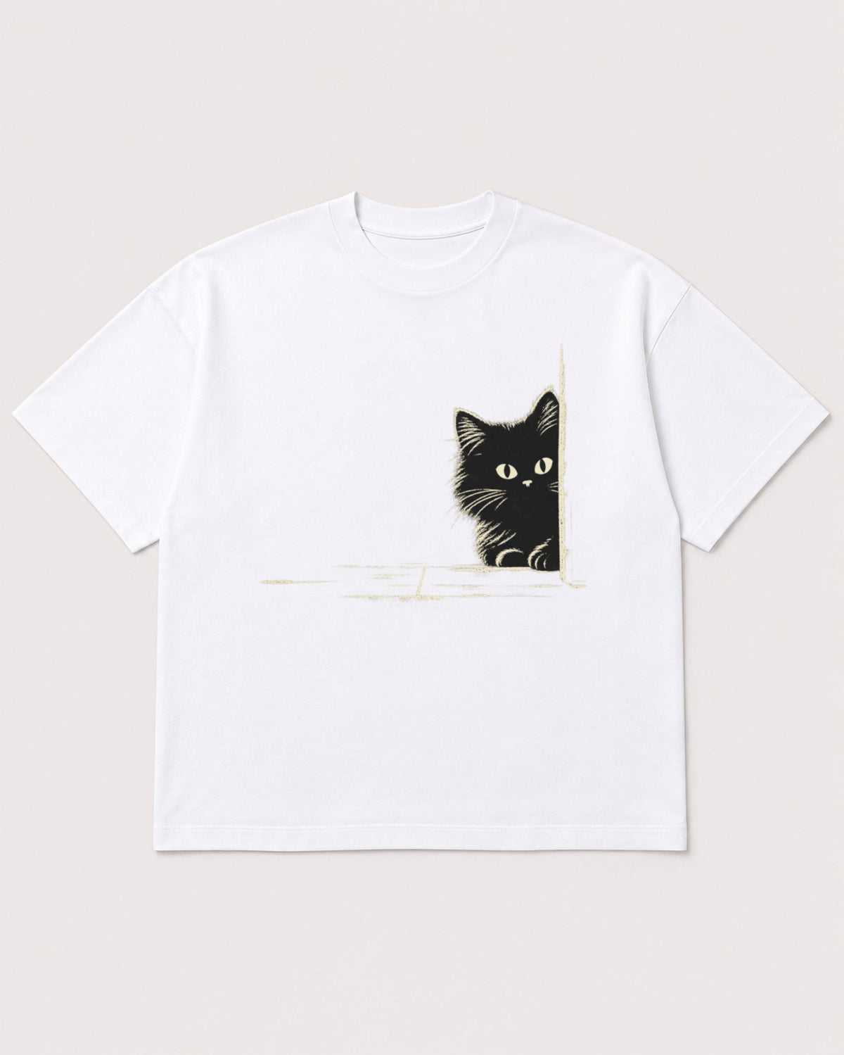 Mockup Boxy Heavyweight Tee White product
