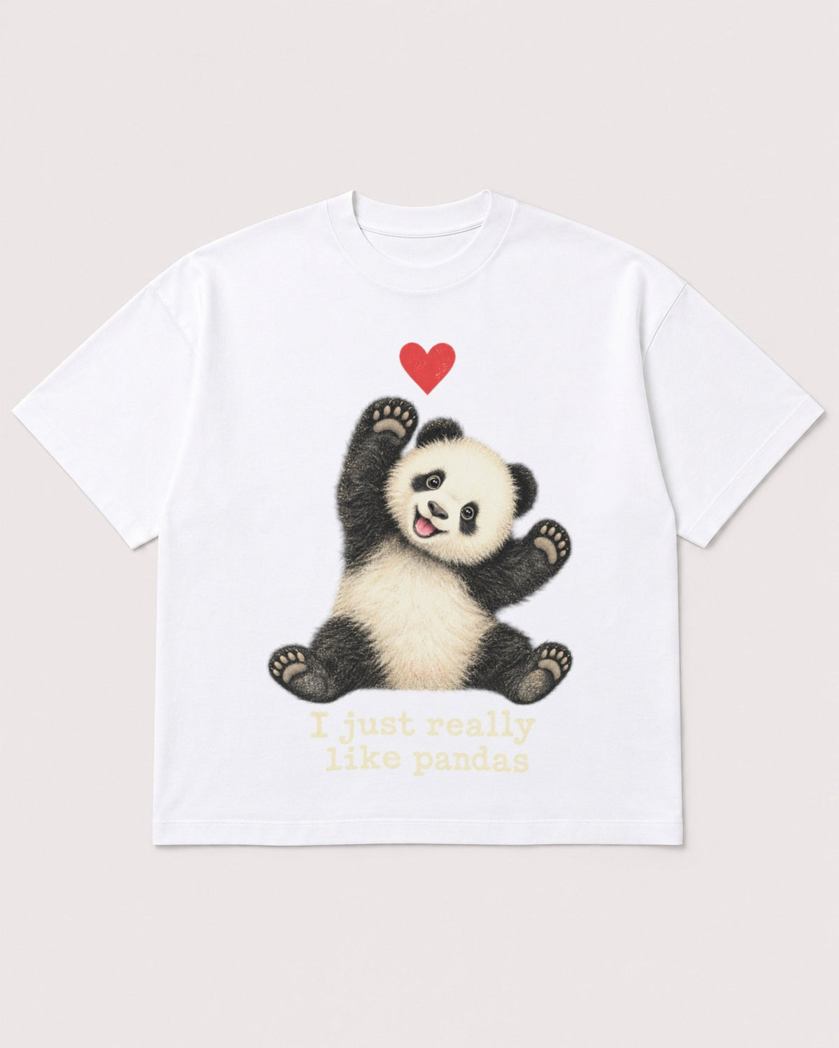 Mockup Boxy Heavyweight Tee White product