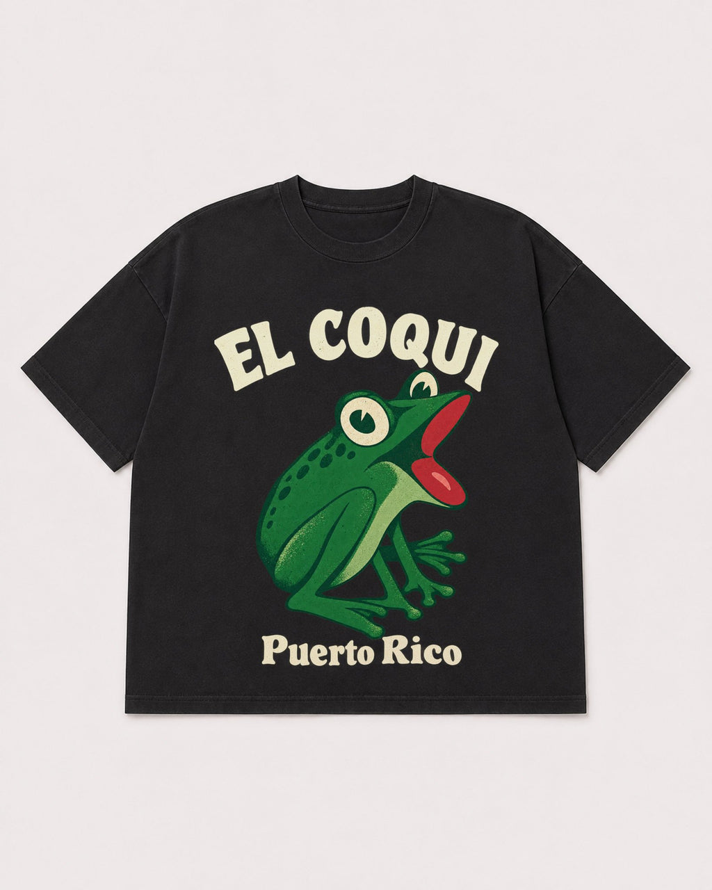 Mockup Boxy Heavyweight Tee Black product