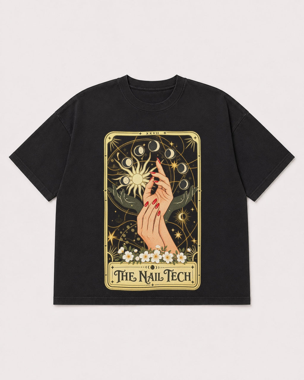 Mockup Boxy Heavyweight Tee Black product