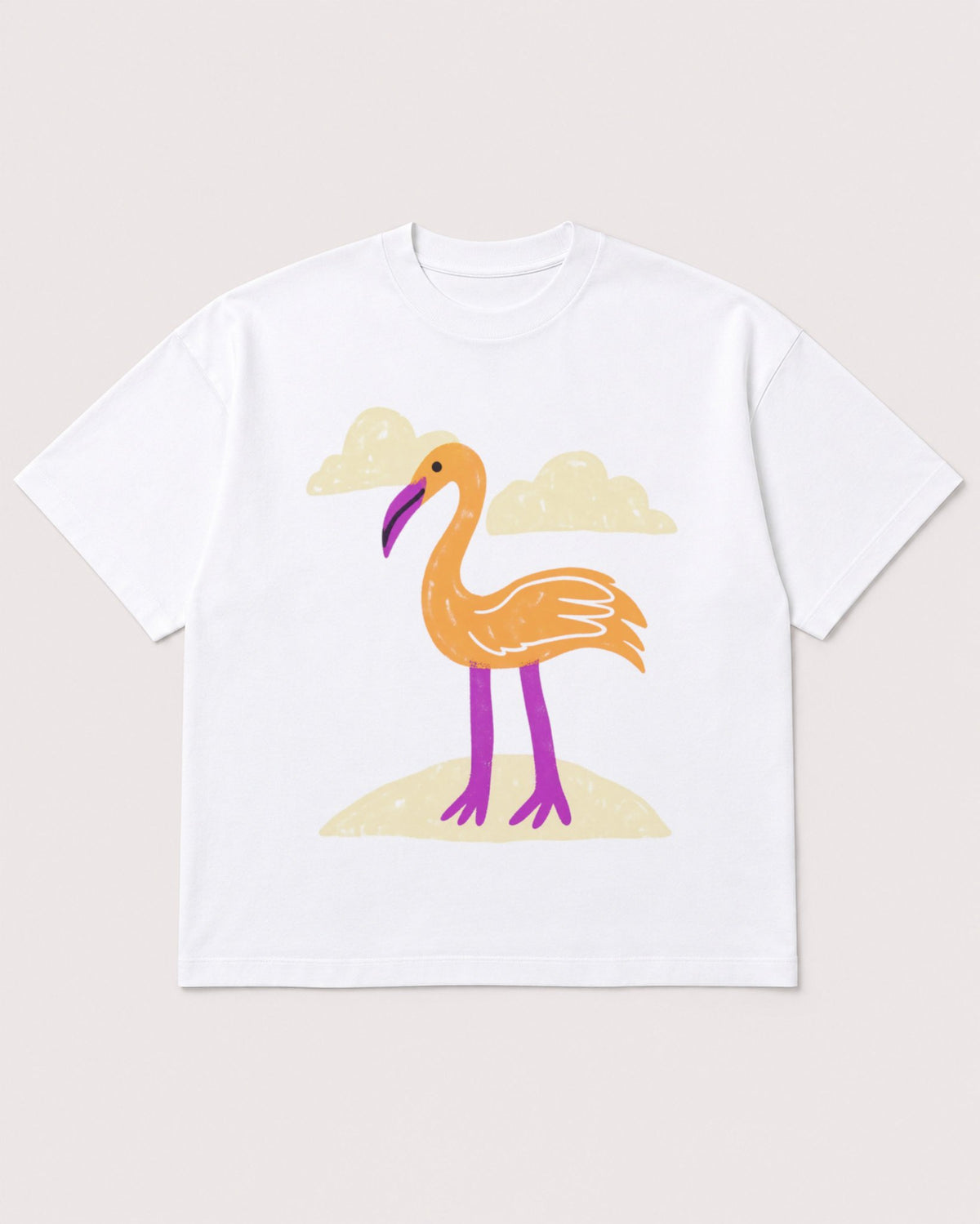 Mockup Boxy Heavyweight Tee White product