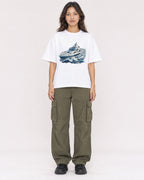 Mockup Boxy Heavyweight Tee White female full-body 02