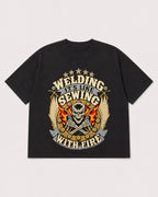 Mockup Boxy Heavyweight Tee Black product