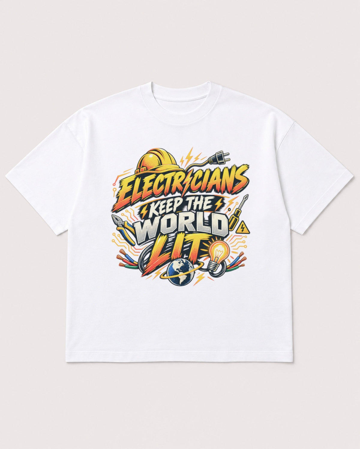 Mockup Boxy Heavyweight Tee White product