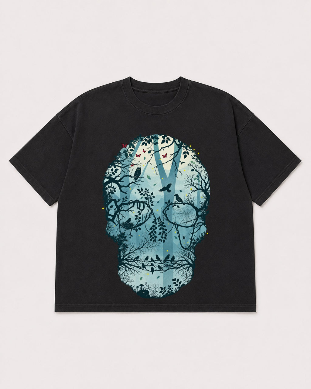 Mockup Boxy Heavyweight Tee Black product