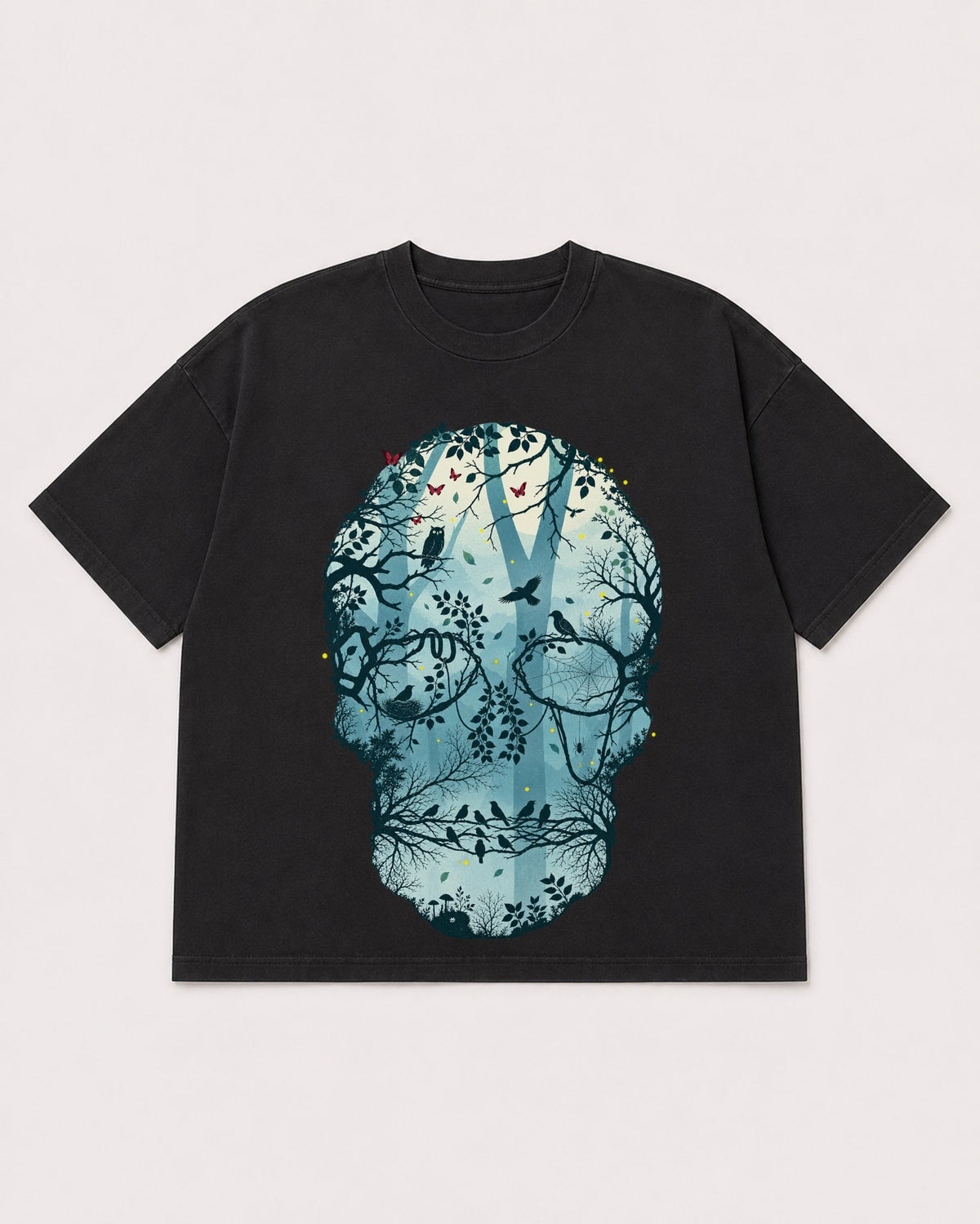 Mockup Boxy Heavyweight Tee Black product