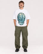 Mockup Boxy Heavyweight Tee White male full-body 29