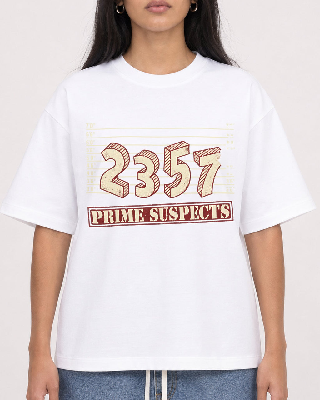 Mockup Boxy Heavyweight Tee White female close-up 46