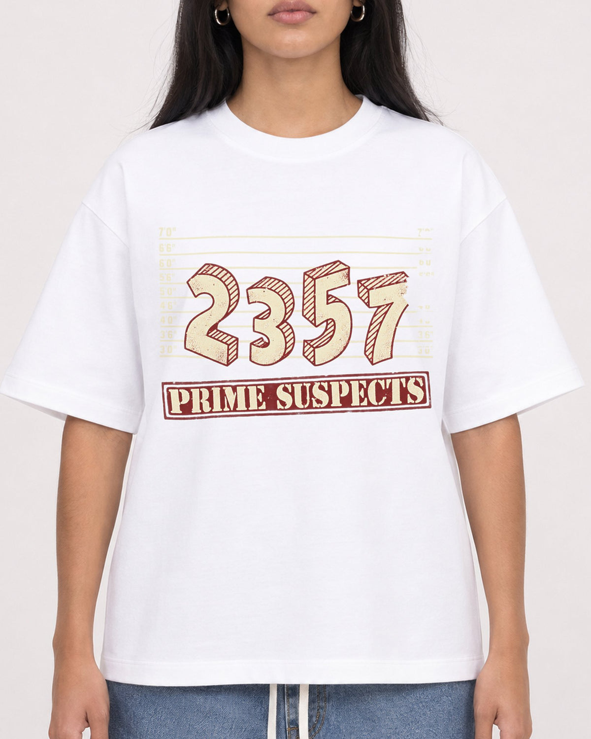Mockup Boxy Heavyweight Tee White female close-up 46