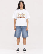 Mockup Boxy Heavyweight Tee White female full-body 46
