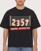 Mockup Boxy Heavyweight Tee Black male close-up 46