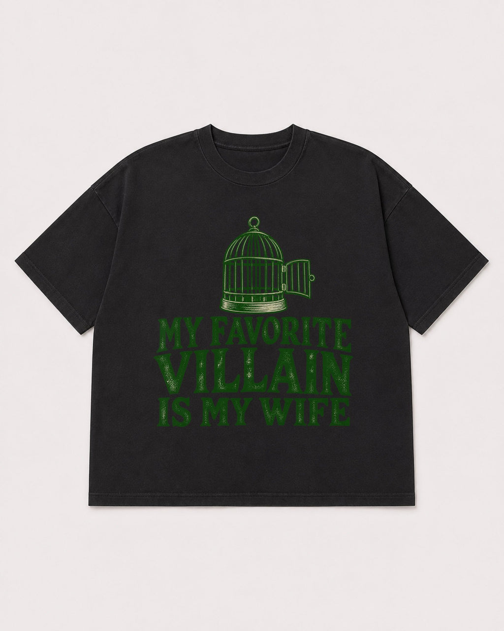 Mockup Boxy Heavyweight Tee Black product