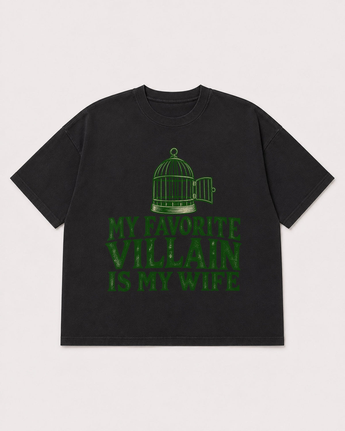 Mockup Boxy Heavyweight Tee Black product