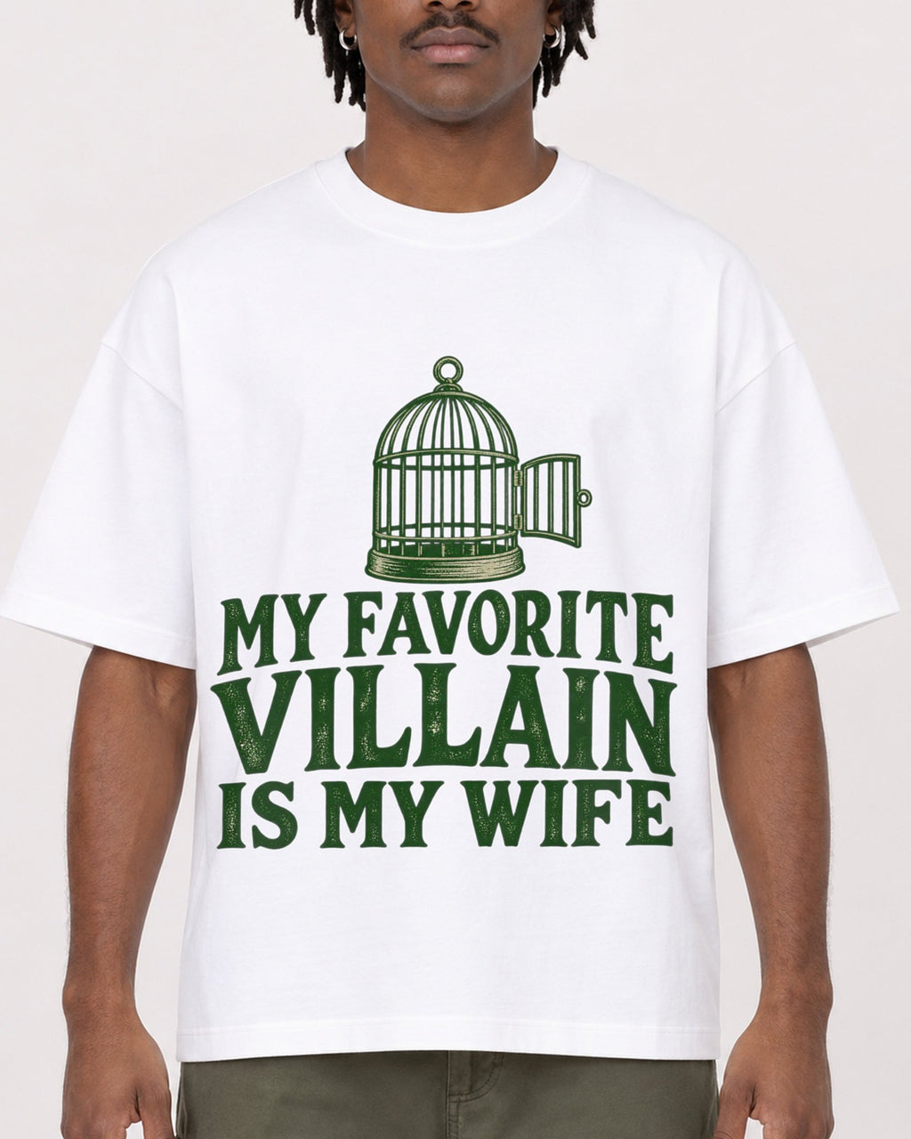 Mockup Boxy Heavyweight Tee White male close-up 04